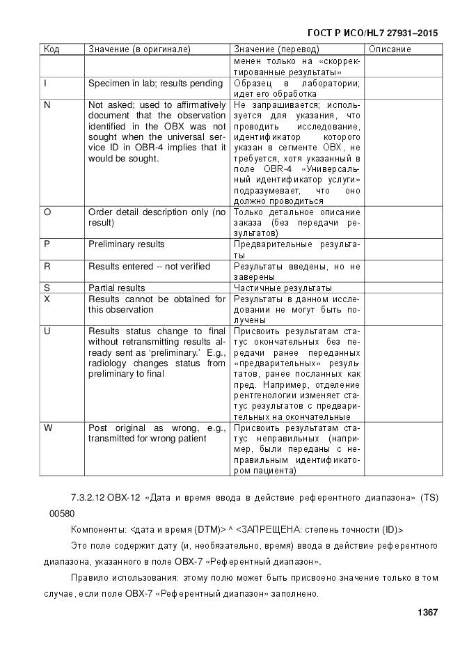 ГОСТ Р ИСО/HL 7 27931-2015, страница 1374